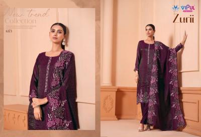 Vipul zurii silk dress material wholesale